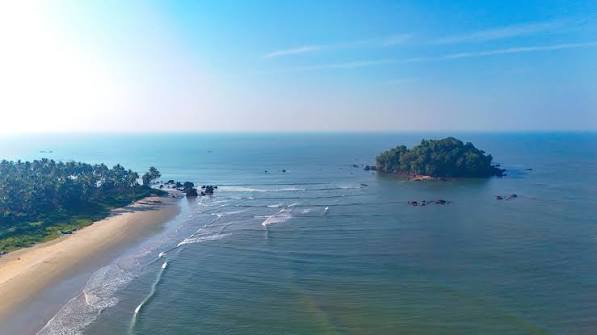 Kannur beach and coastline in North Kerala